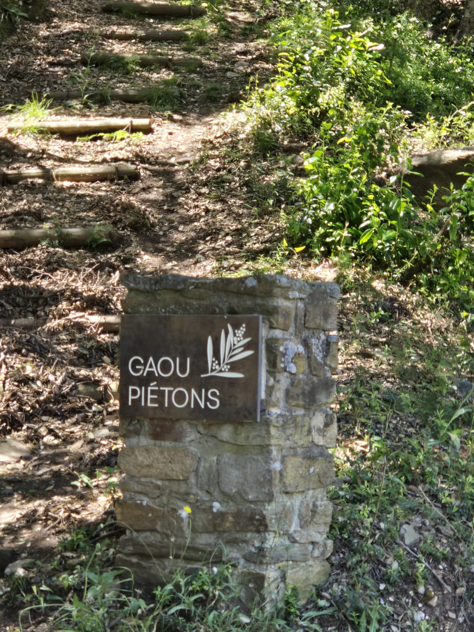 Sentier piétons du Domaine du Gaou